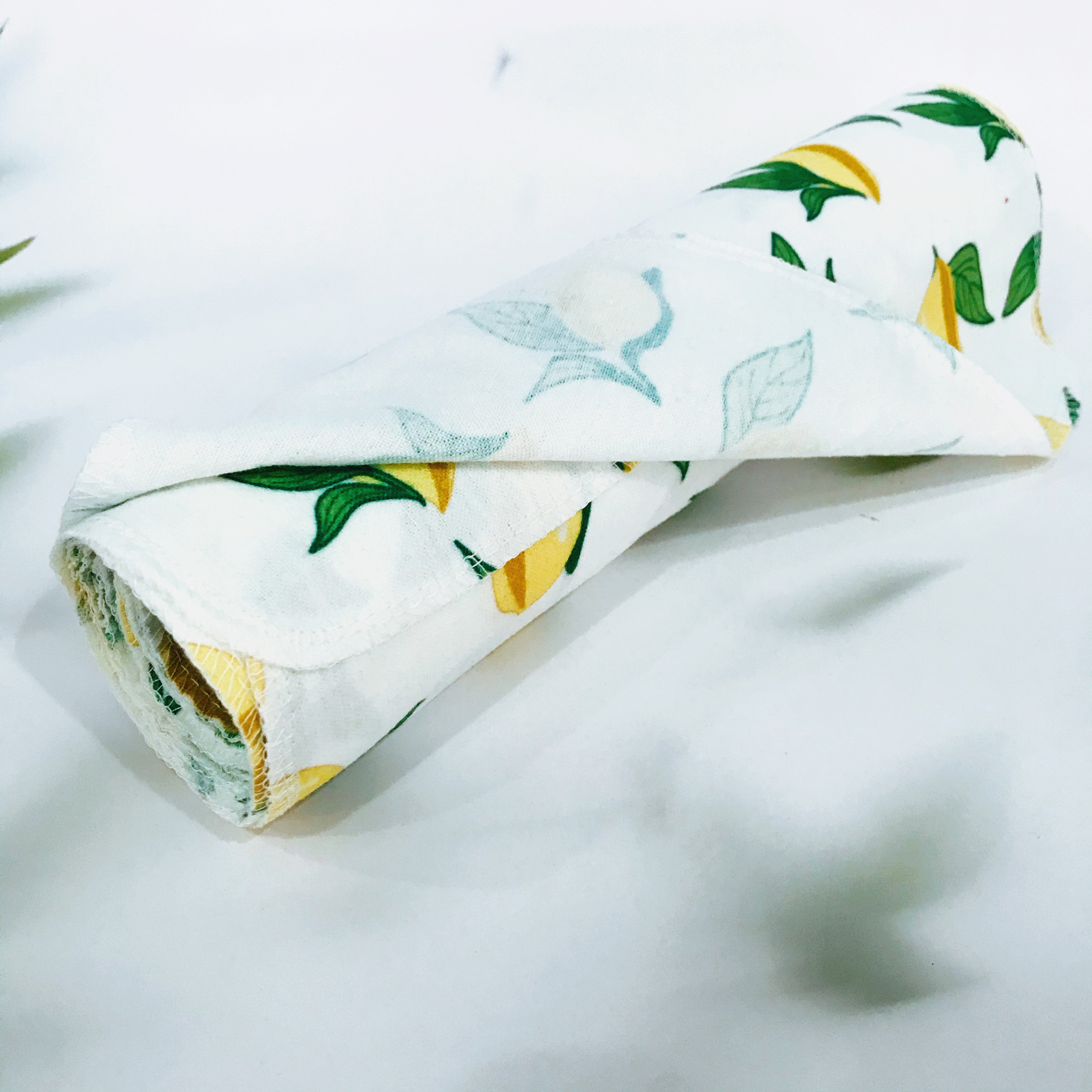 Eco-Friendly Reusable Cotton Unpaper Cleaning Paper Towel Roll Custom Cotton Table Napkins Bamboo Fiber Kitchen Towel