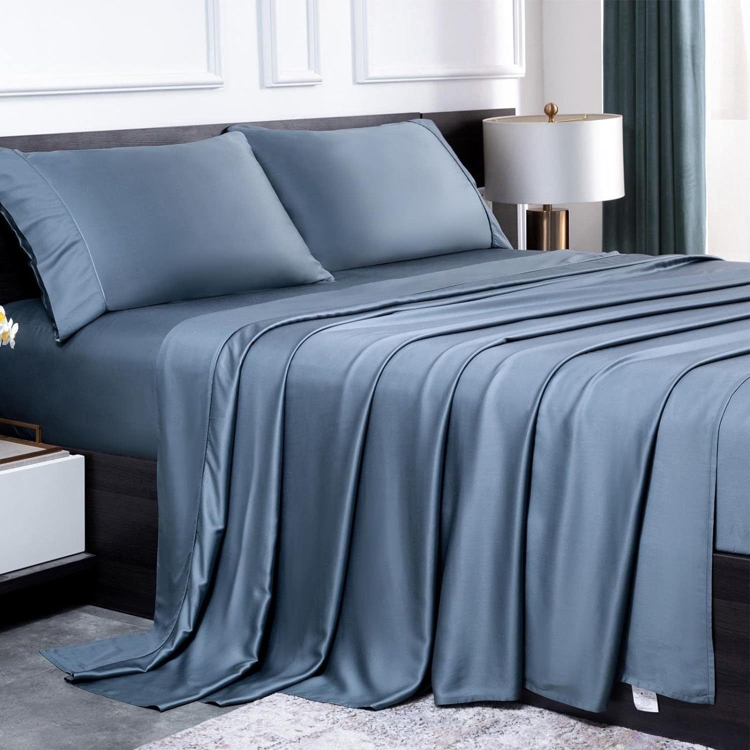 Luxury bamboo fabric for making bed sheets/ bedding set in turkey