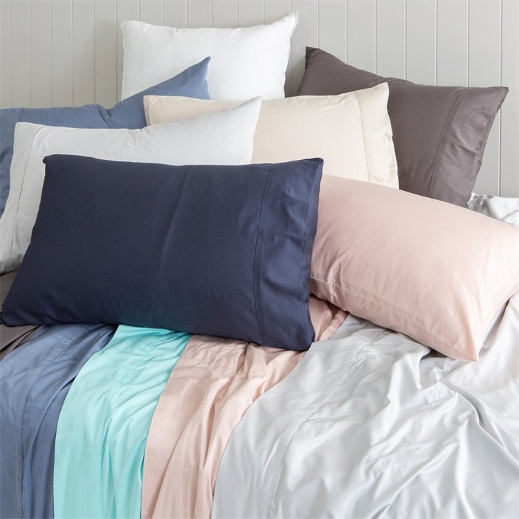 Wholesale 100% Organic lyocell Bamboo Fiber Fabric bed Sheets Bedding Set Bed Linen