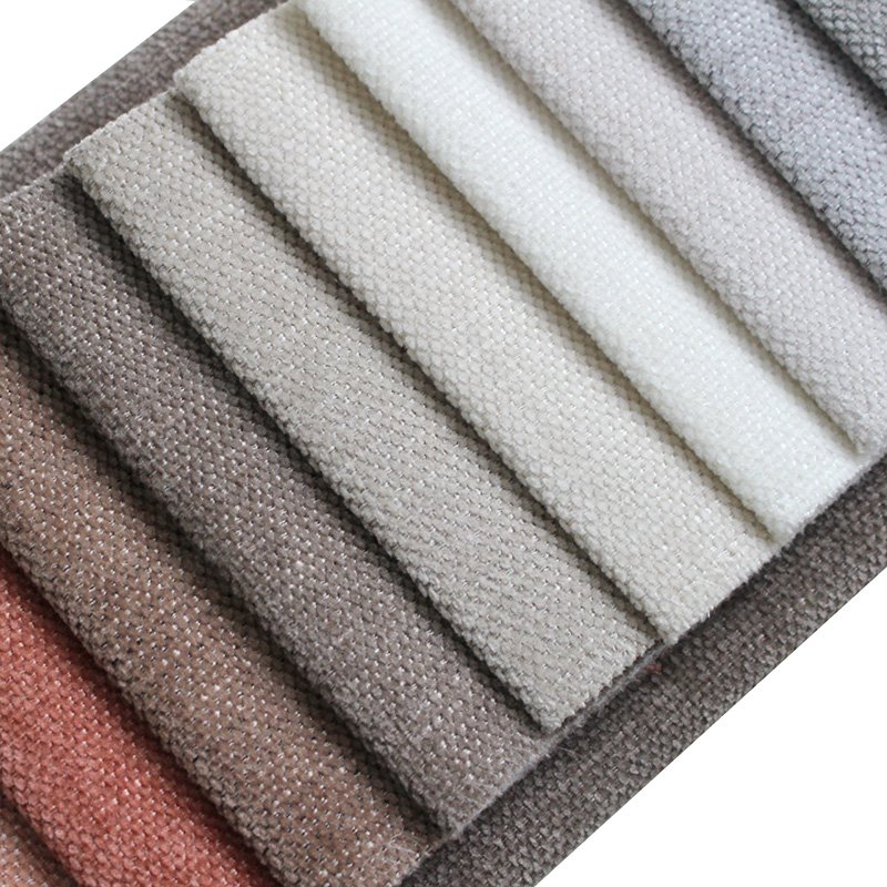 Modern Linen Sofa Furniture Fabric Soft Home Textile Woven Polyester Upholstery Fabric