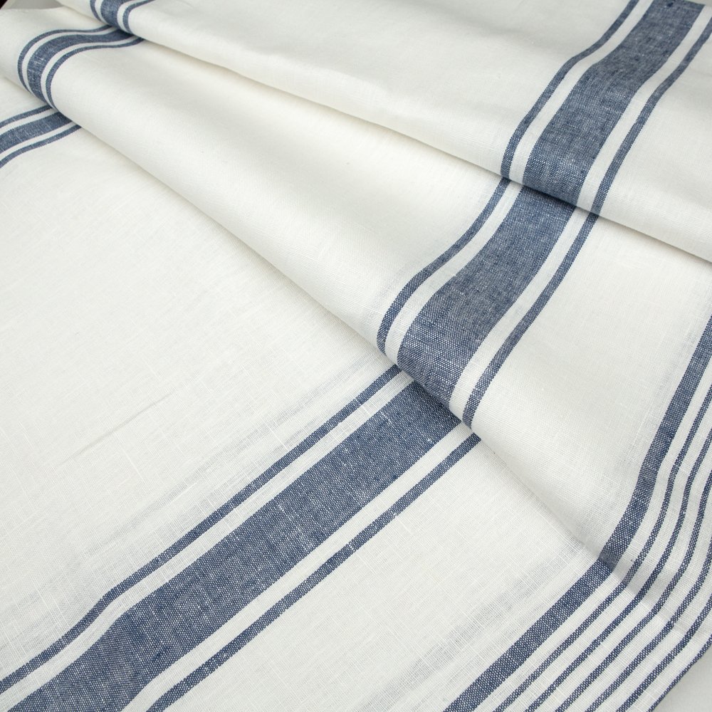 Wholesale 260 GSM Linen Woven Fabric Roll 100% Natural Breathable Yarn Dyed Plain Upholstery Clothes Garments Shirts Dresses