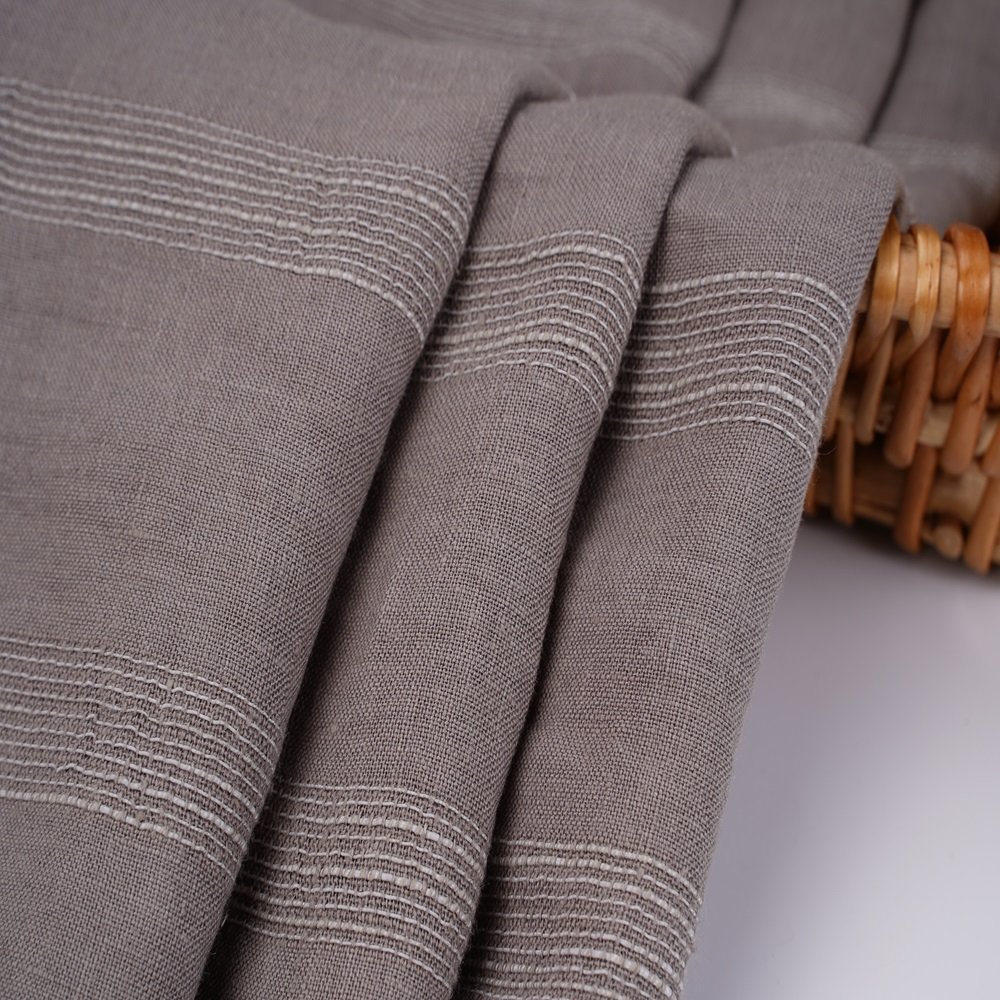 8050 Wholesale manufacturers Pure Linen Stone Washed Organic 100% Linen Fabric For Clothing Shirt Pants