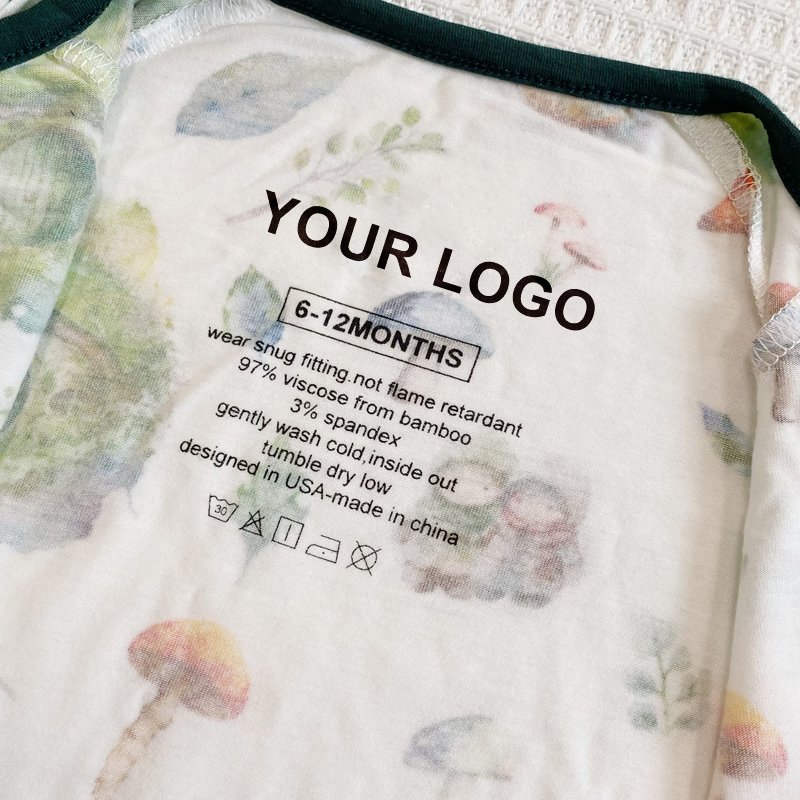 New Design Summer Baby Clothes Lovely Cartoon Print Baby Jumpsuit Soft and Breathable Bamboo Fabric Newborn Romper
