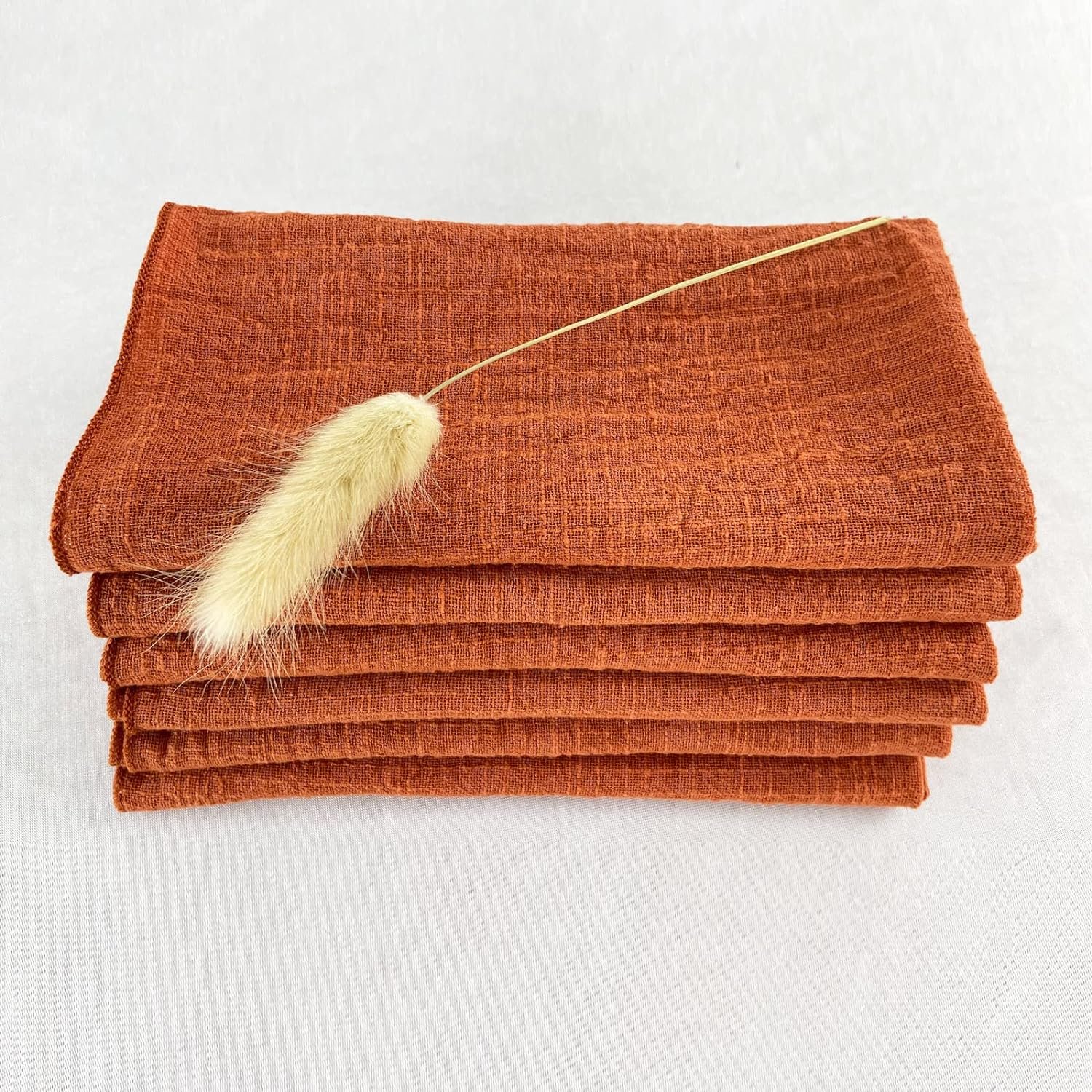 Gauze Cloth Napkins Wedding Party Dinner Tables Napkins Plain Dyed Decorative Dinner Cloth Cotton Fabric Napkins Serviette