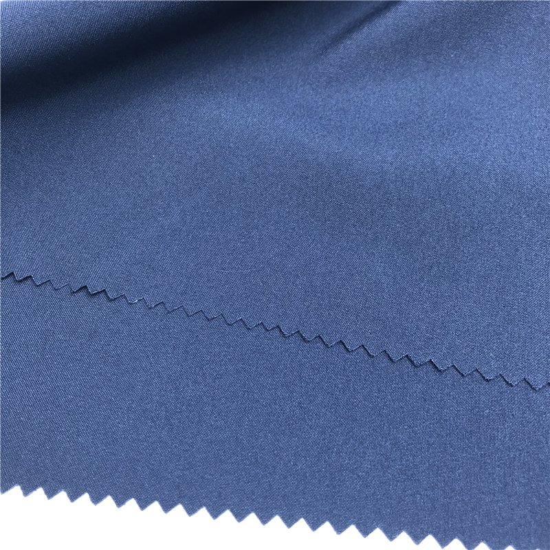 100%P woven mechanical stretch waterproof polyester fabric for sportswear jacket