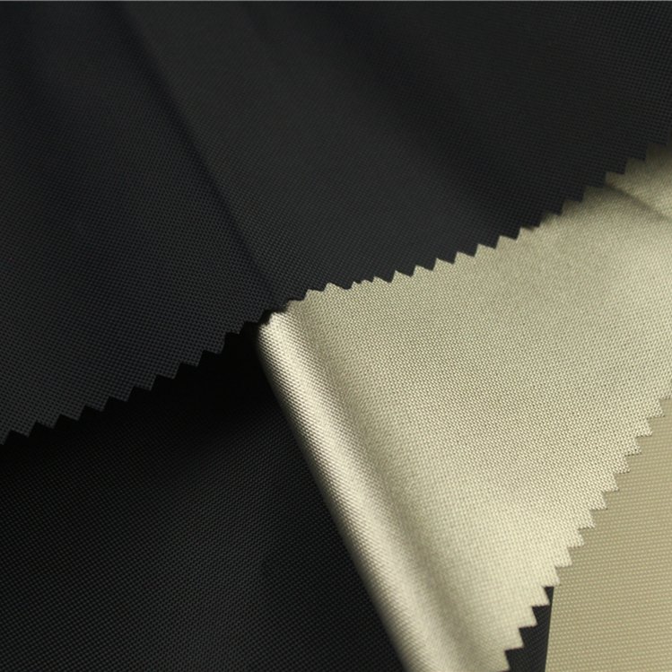100% polyester 200D waterproof silver PU coated oxford fabric for tent