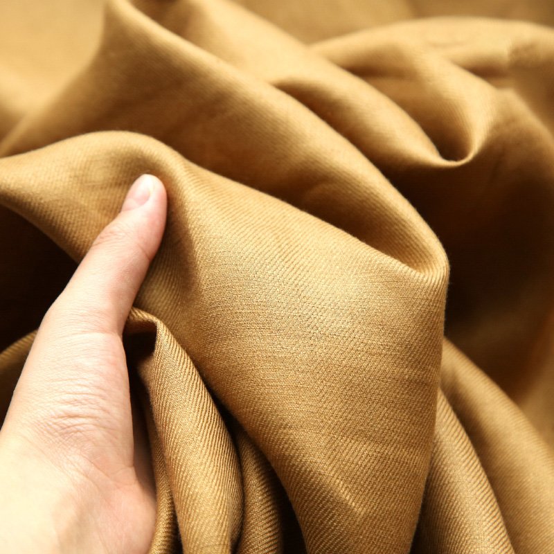 Natural woven twill upholstery curtain 175 gsm thick 100 pure linen wholesale vintage custom design high quality linen fabric
