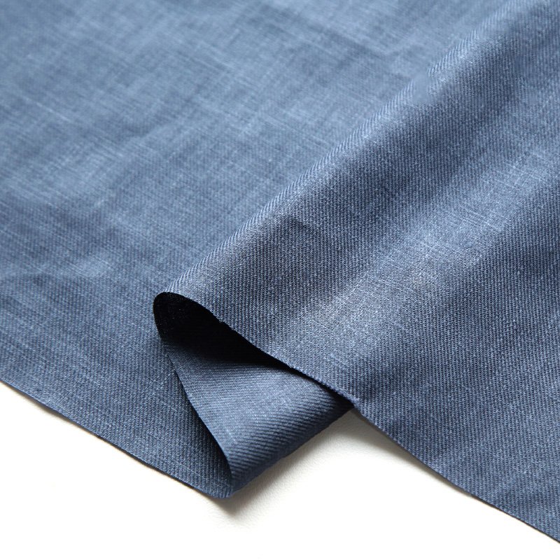 Natural woven twill upholstery curtain 175 gsm thick 100 pure linen wholesale vintage custom design high quality linen fabric