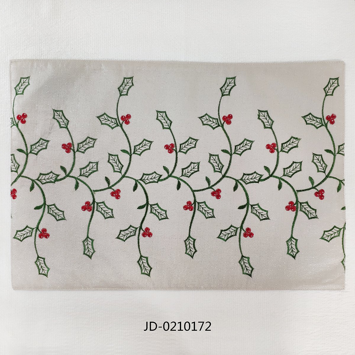 QDTEX Wholesale Nordic linen embroidery 14x72" table runner tablecloth Holiday party decoration solid color runner placemat