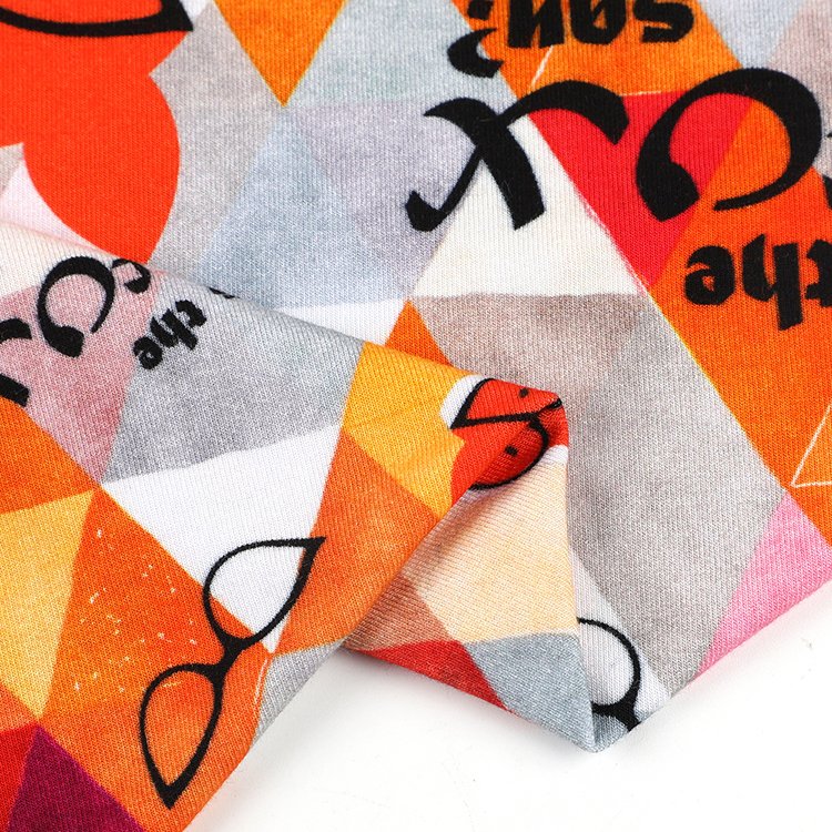 Custom Print On Bamboo Spandex Fabric