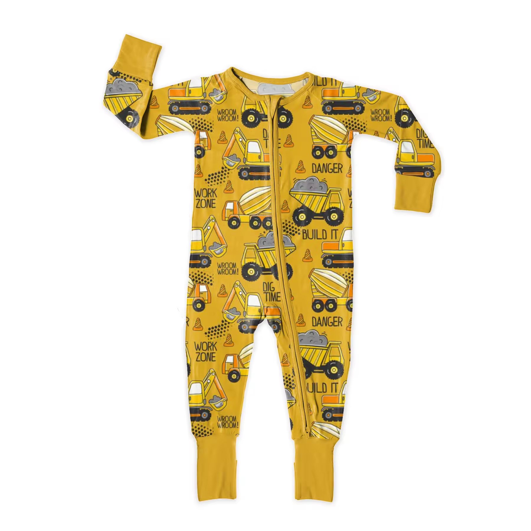 Custom Print Custom Soft Christmas Double Zipper Bamboo Viscose Baby Onesie Bamboo Baby Rompers Wholesale Bamboo Fiber Fabric