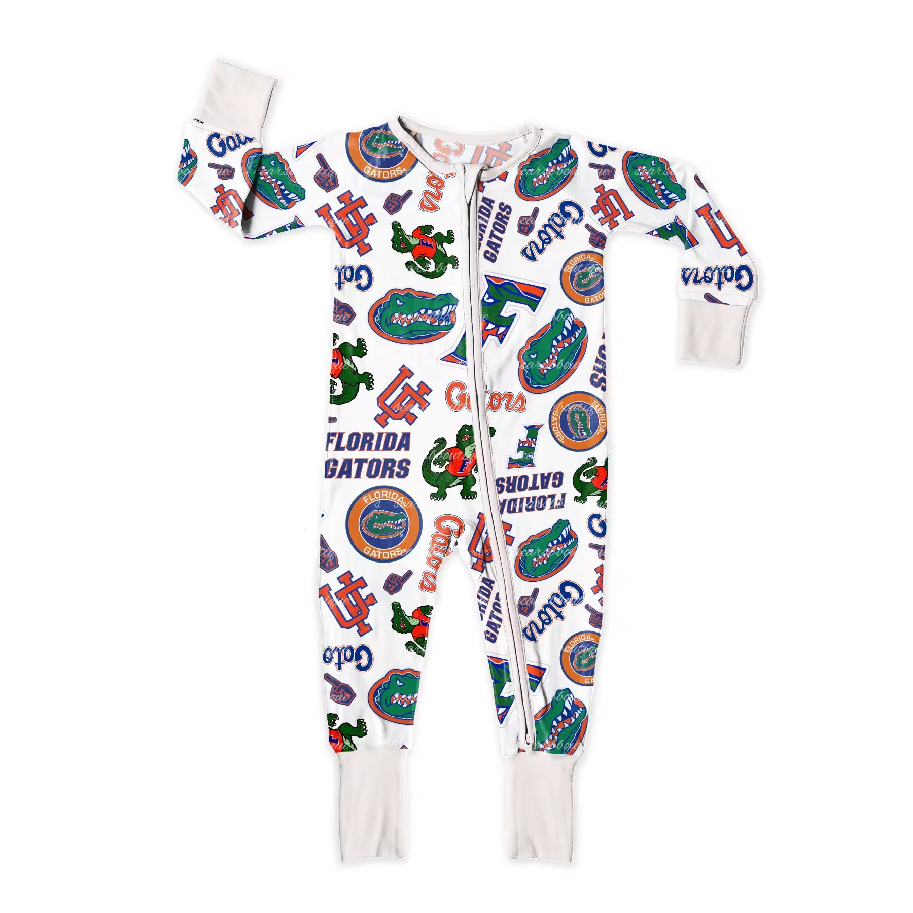 Custom Print Custom Soft Christmas Double Zipper Bamboo Viscose Baby Onesie Bamboo Baby Rompers Wholesale Bamboo Fiber Fabric