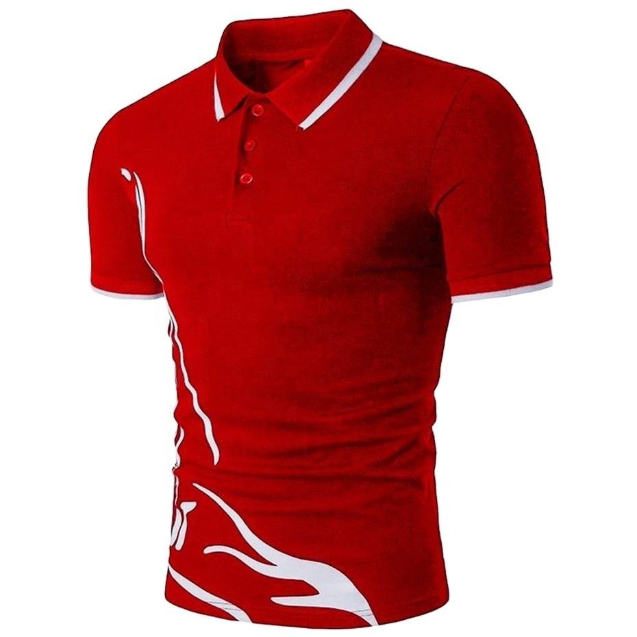 Best Selling Men's Casual Polo Shirt High Quality Breathable Long Lasting for Summer Solid Print Knitted Fabric Direct Pakistan