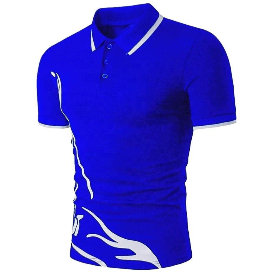 Best Selling Men's Casual Polo Shirt High Quality Breathable Long Lasting for Summer Solid Print Knitted Fabric Direct Pakistan