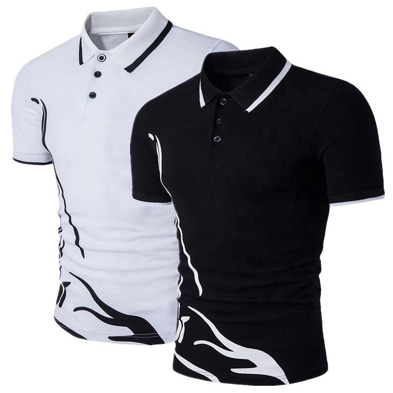 Best Selling Men's Casual Polo Shirt High Quality Breathable Long Lasting for Summer Solid Print Knitted Fabric Direct Pakistan