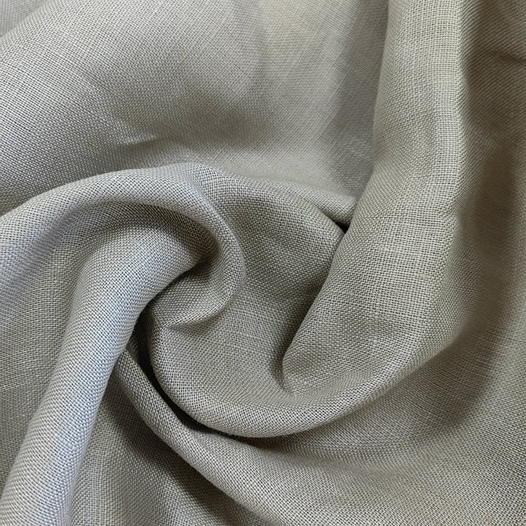 Natural 100% Linen Fabric for clothing wholesale