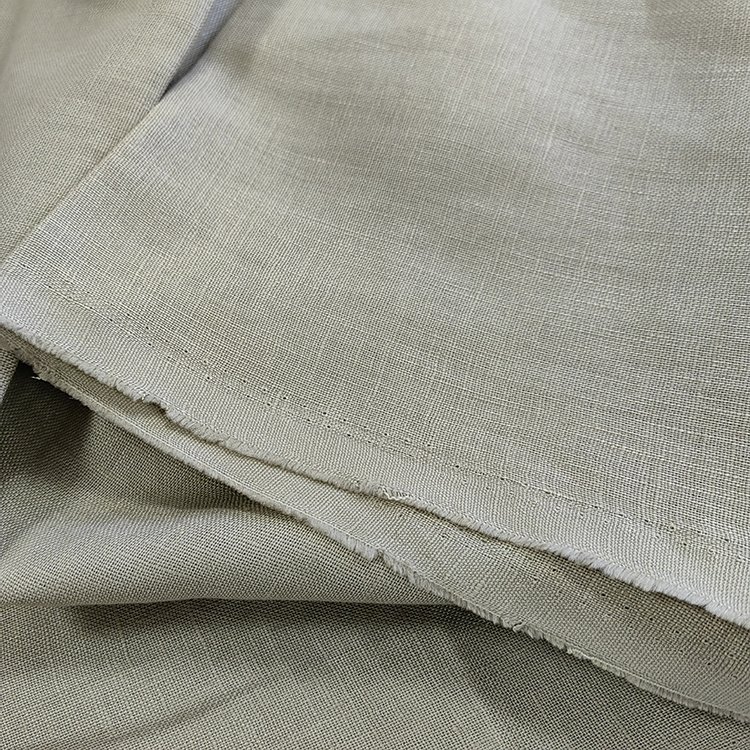 Natural 100% Linen Fabric for clothing wholesale