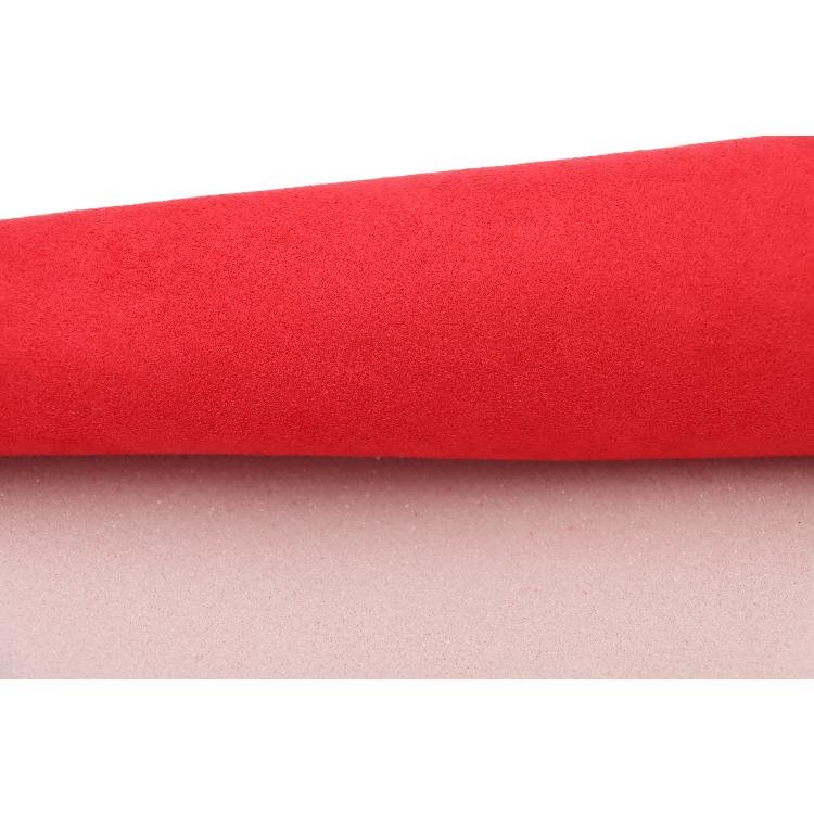 Wholesale Knit Jacquard Sponge Composite 100% Polyester Fabric For Automobile Roof Car Interior Velvet Cloth