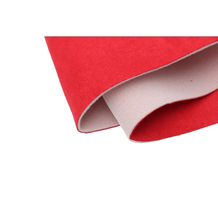 Wholesale Knit Jacquard Sponge Composite 100% Polyester Fabric For Automobile Roof Car Interior Velvet Cloth