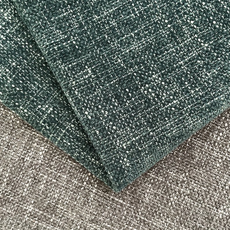 Hot Selling Linen Sofa Fabric 100 Polyester Woven Upholstery Fabric For Sofa Furniture