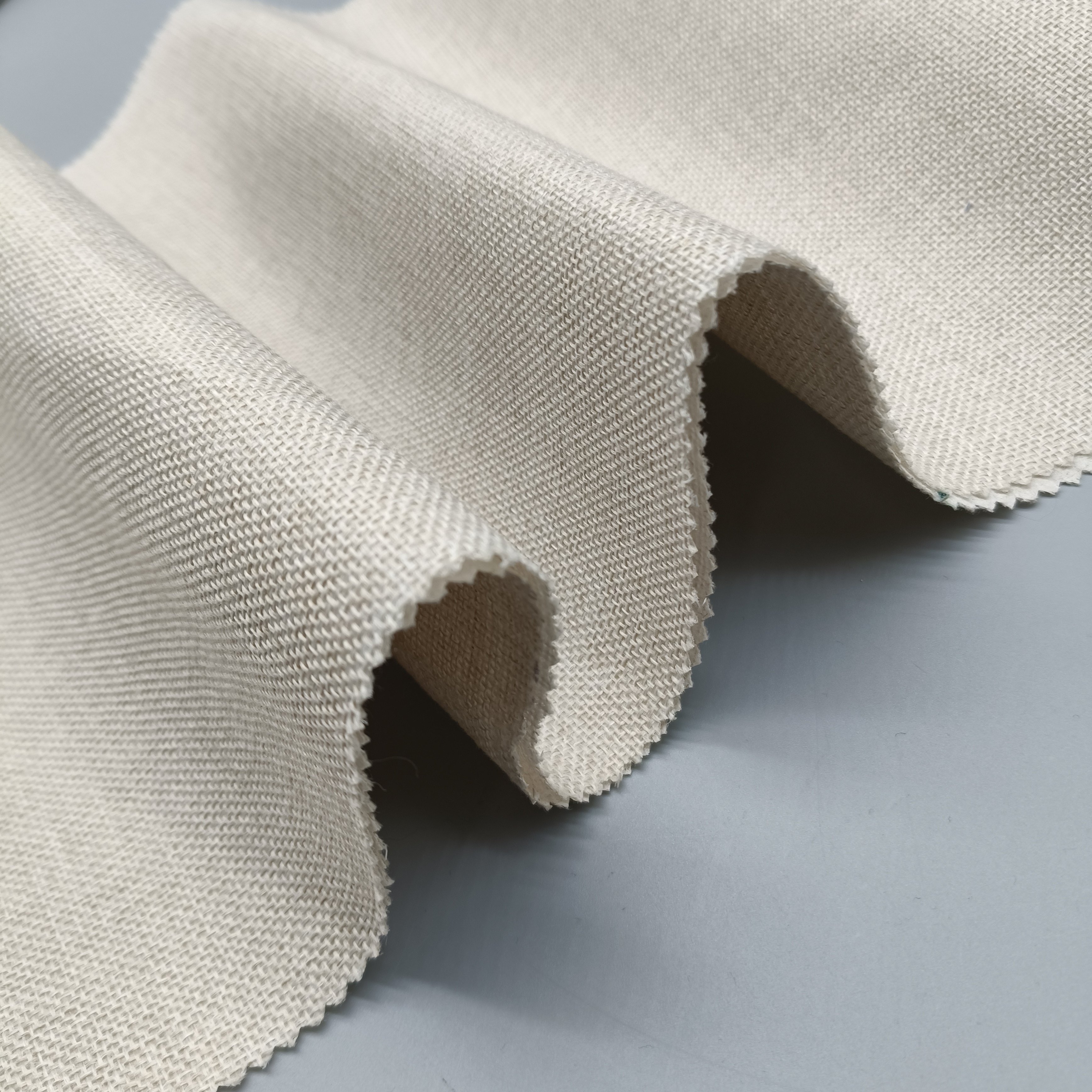 Waterproof Poly Jute Lamination fabric Ready 100% polyester Composite fabric