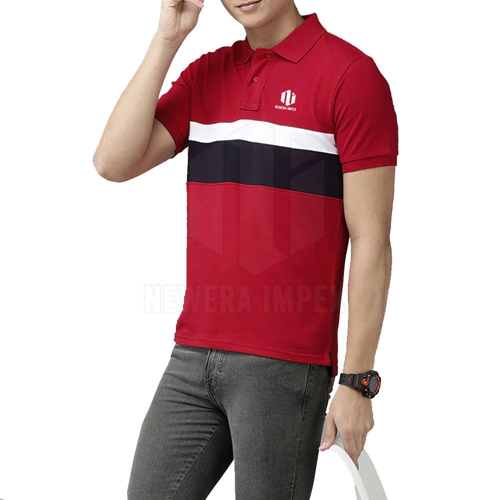 2024 Men's Short Sleeve Polo T-Shirt Soft Breathable Knitted Fabric Quick Dry and Light Slim Fit with Printed Logos