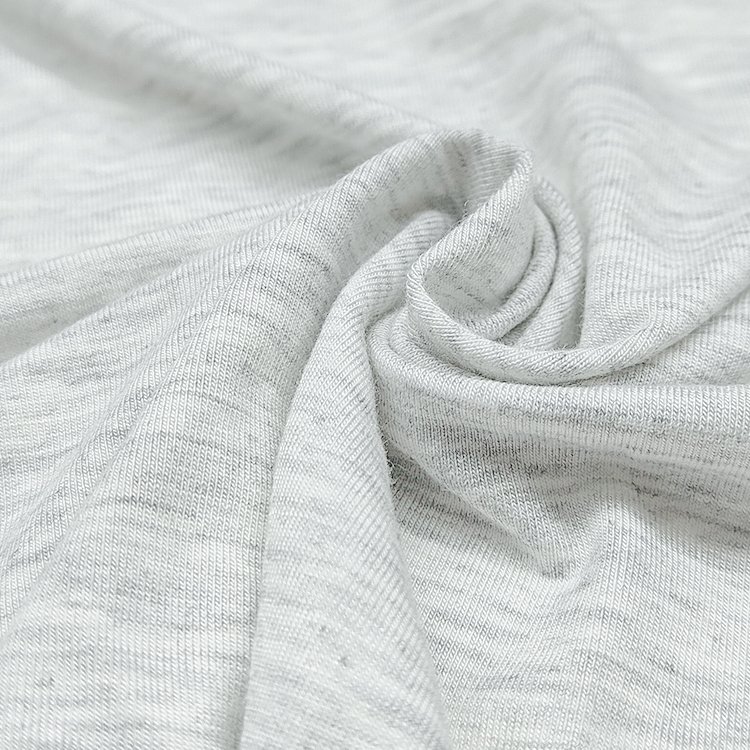 Soft Hand Feel Knitted Organic Bamboo Fabric, Wholesale Knit 95 Bamboo 5 Spandex Jersey Fabric/