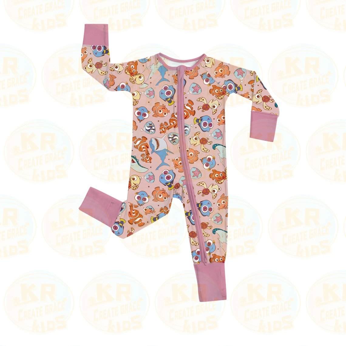 Custom Newborn Baby Girl Infant Onesie Fashion Rompers Clothes Toddler Kids Pajamas Sleepwear Clothing For Baby Boy