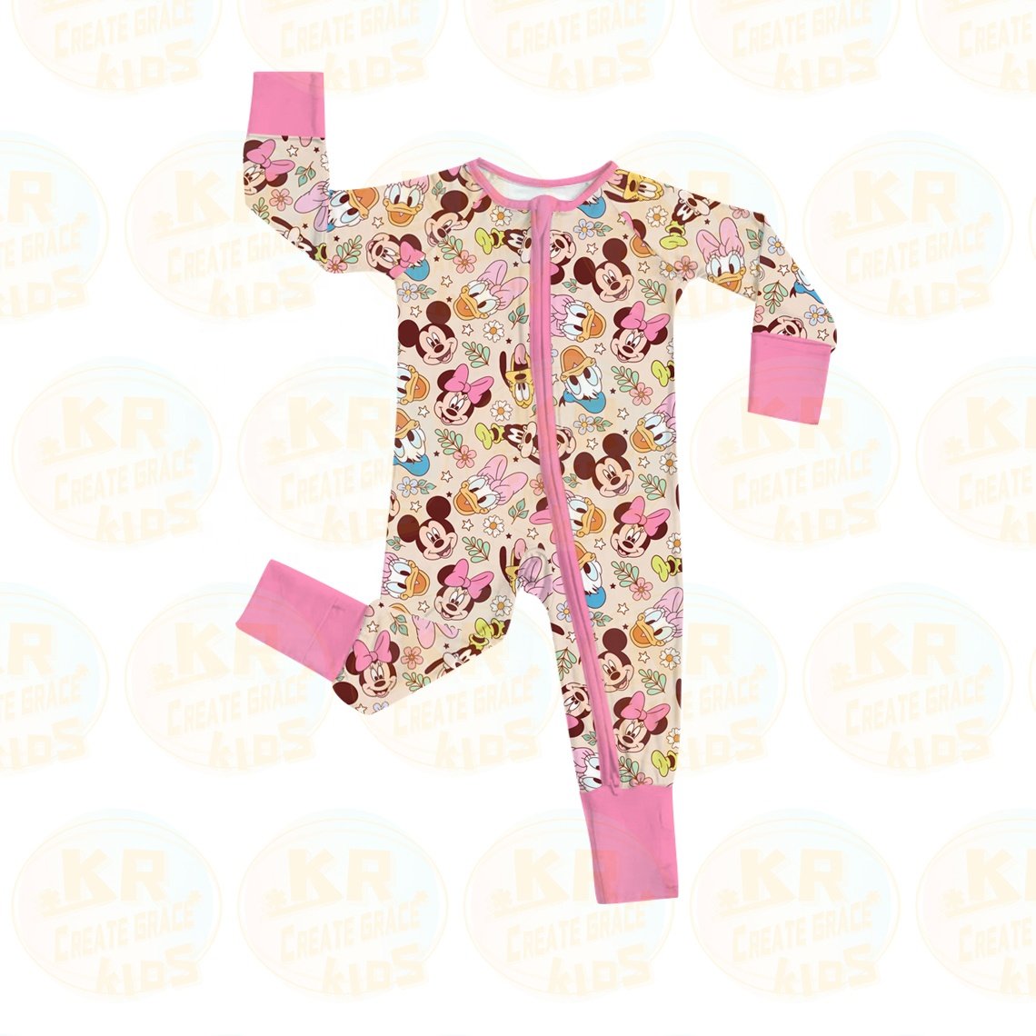 Custom Newborn Baby Girl Infant Onesie Fashion Rompers Clothes Toddler Kids Pajamas Sleepwear Clothing For Baby Boy