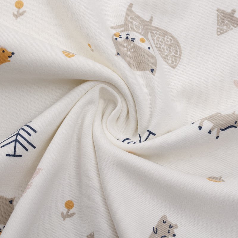 Custom Print Elastane Bamboo Fiber Fabric 95% Bamboo 5% Spandex Baby Jersey Bamboo Fabric