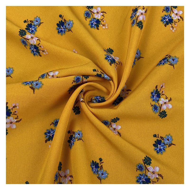 Customization 100D Floral Print Four Way Stretch Woven T/SP Fabrics