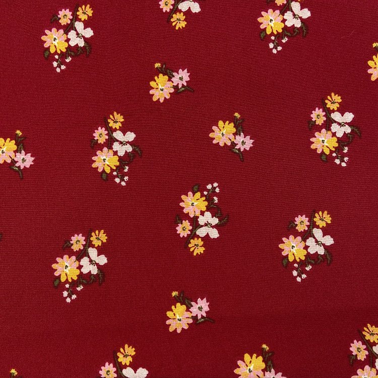 Customization 100D Floral Print Four Way Stretch Woven T/SP Fabrics