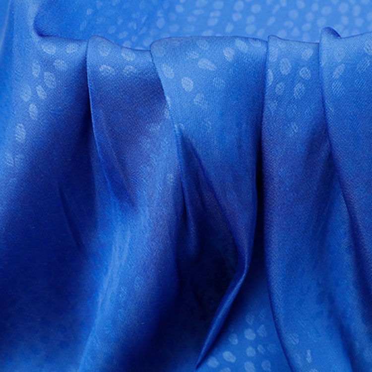 Multi-style Breathable jacquard satin cloth fashion dyed jacquard fabric clothes 100% polyester