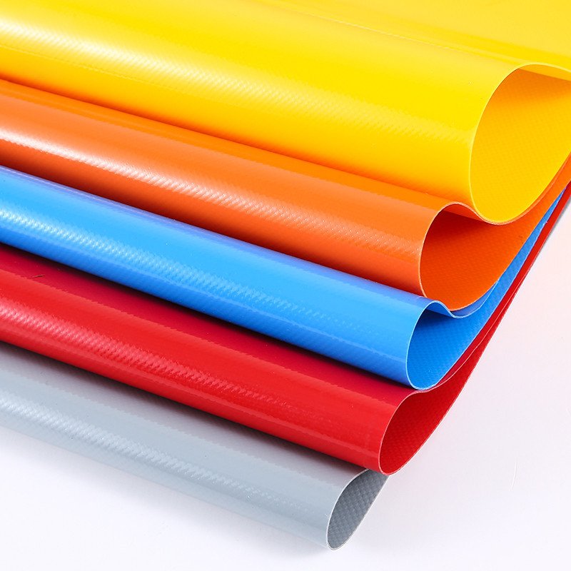 Tarpaulin Material Waterproof Flame Retardant Inflatable Weldable PVC Fabric For Tuck Cover