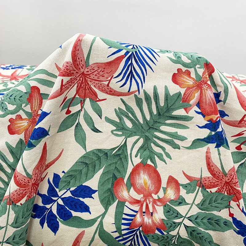 Harvest woven linen rayon plain linen rayon woven fabric ready cargo fabric for dress and shirt