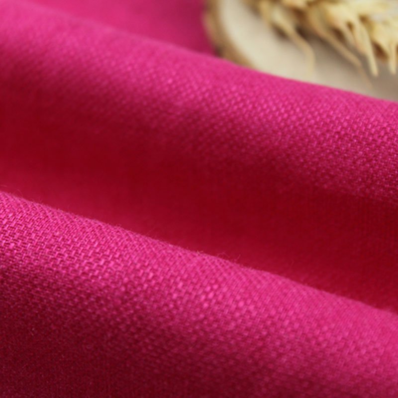 100% Organic French Pure Linen Yarn Dyed Natural Flax Fabric Yarn Dyed Fabric Flax Linen Fabric for Coat or Trousers