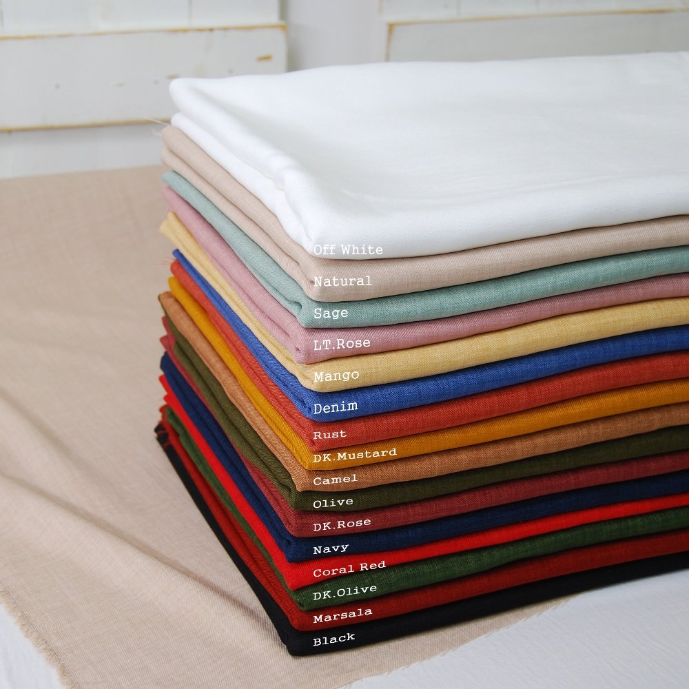 Factory competitive print breathable blend good price linen fabrics for dresses