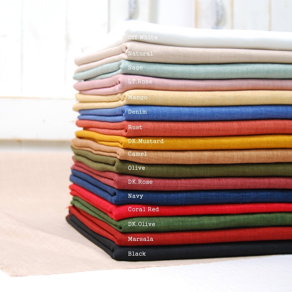 Factory competitive print breathable blend good price linen fabrics for dresses