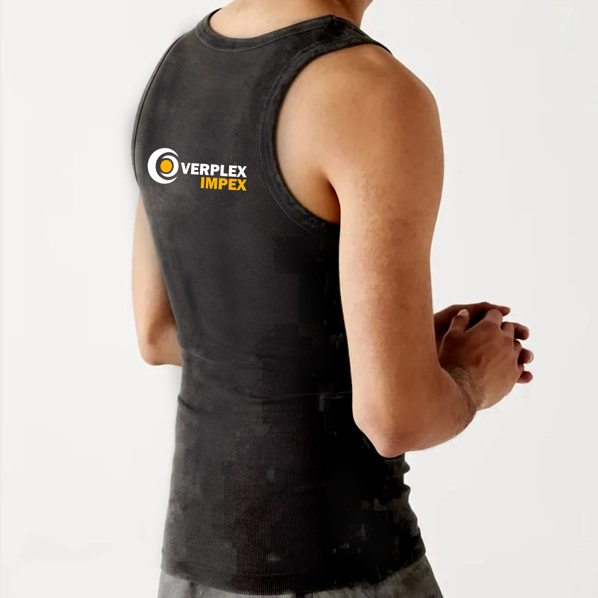 High Quality 100% Cotton Muscle Fit Tank Top for Men Sleeveless Bodybuilding Style with Custom Logo & High Quality Print Price