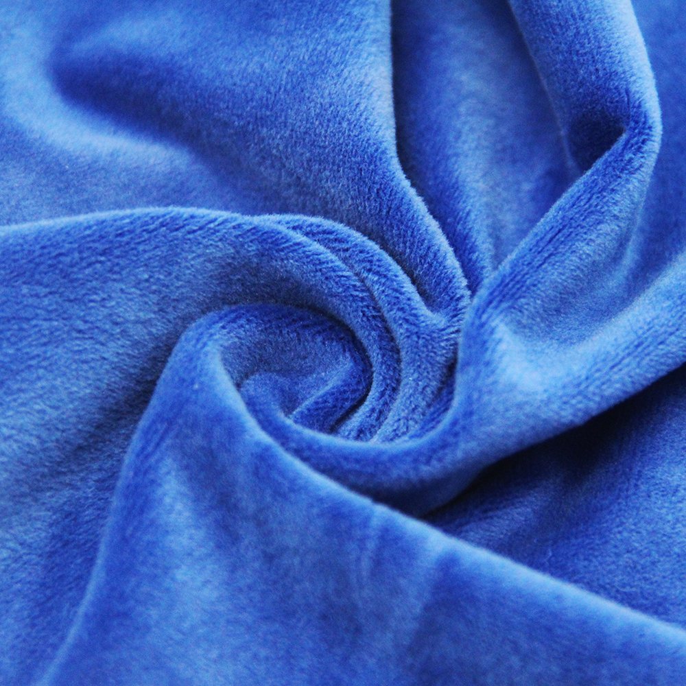 Factory Direct Supply Super Soft & Warm Plush Pajama Fabric Toy Fabric 300gsm Weight 100% Polyester Fabric Plain Double Faced