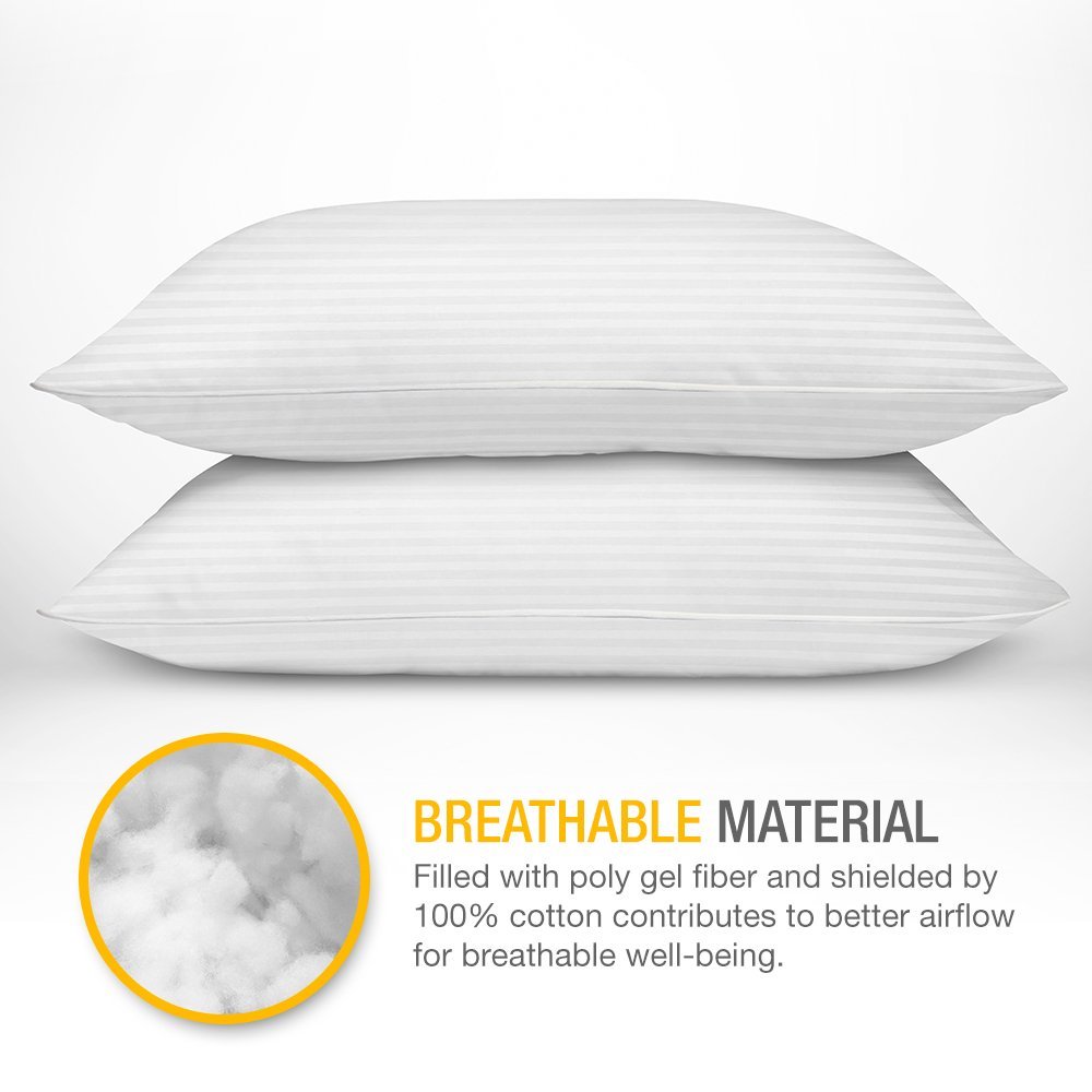 Hotel Collection Bed Pillows Gel Pillow Sleeping Keep Cooling Luxury 40 Neck Rectangle Soft Comfortable Home Pillows
