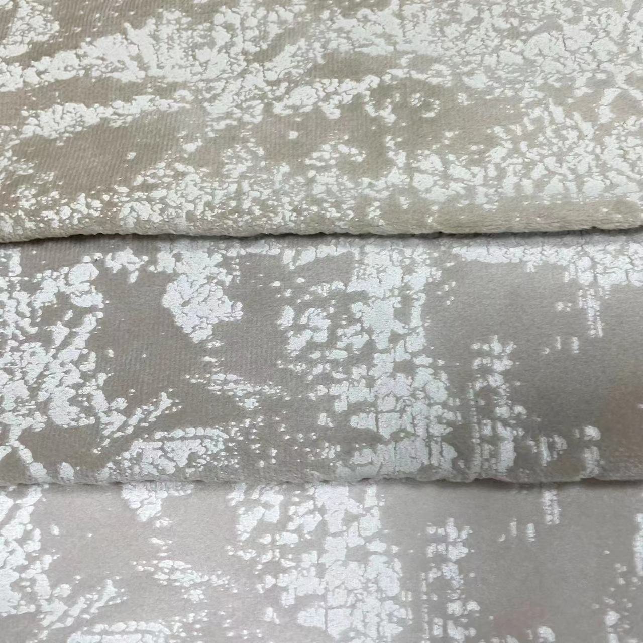 Shiny Jacquard Velvet Soft Touching Curtain Fabric Noise Proof Home Living Room Window Drapery