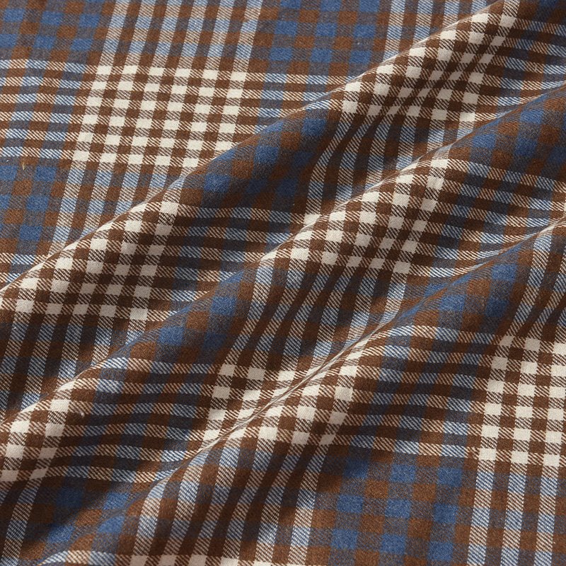 Ready Stock Cotton polyester Yarn Dyed Stripe Sustainability Fabric For Spring Summer