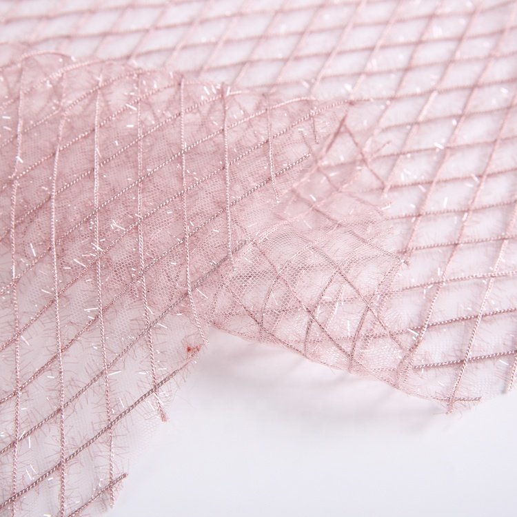 Design Cheap Luxury Knitted Polyester Soft Mesh Glitter Tulle Fabric For Children'S Wear Dress