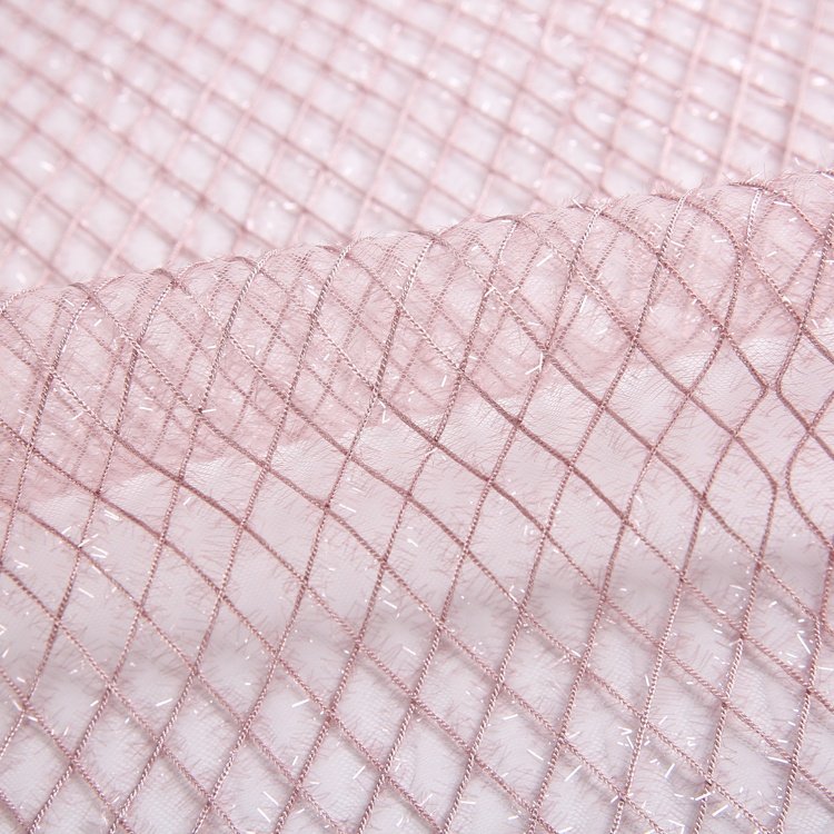 Design Cheap Luxury Knitted Polyester Soft Mesh Glitter Tulle Fabric For Children'S Wear Dress