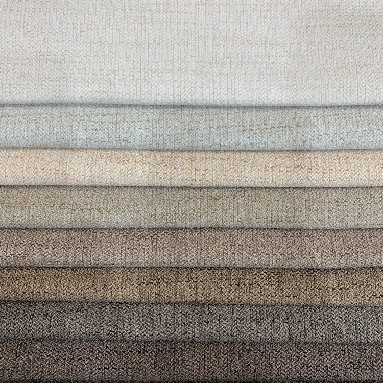 100% Polyester linen fabric printed linen look fabric for home textiles