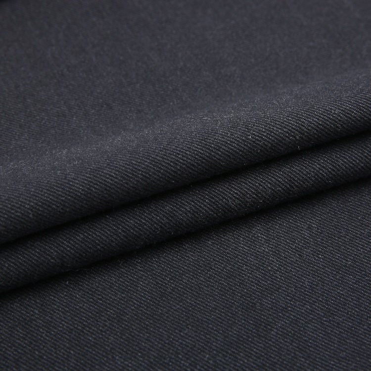 Custom fashion 240gsm plain dyed polyester ranyon blazer fabric solid tr woven twill suit fabric