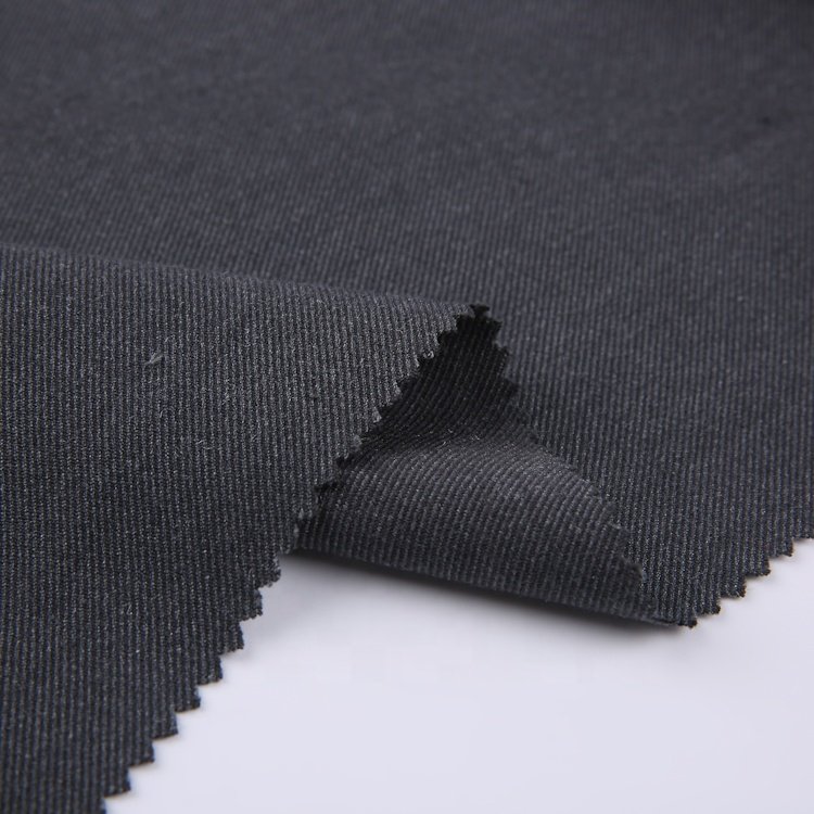 Custom fashion 240gsm plain dyed polyester ranyon blazer fabric solid tr woven twill suit fabric