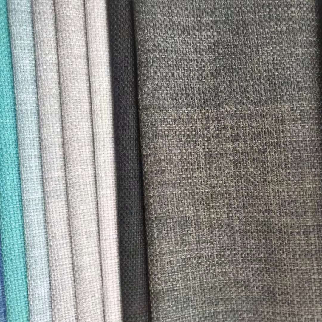 Linen slub style sofa cover fabric wholesale