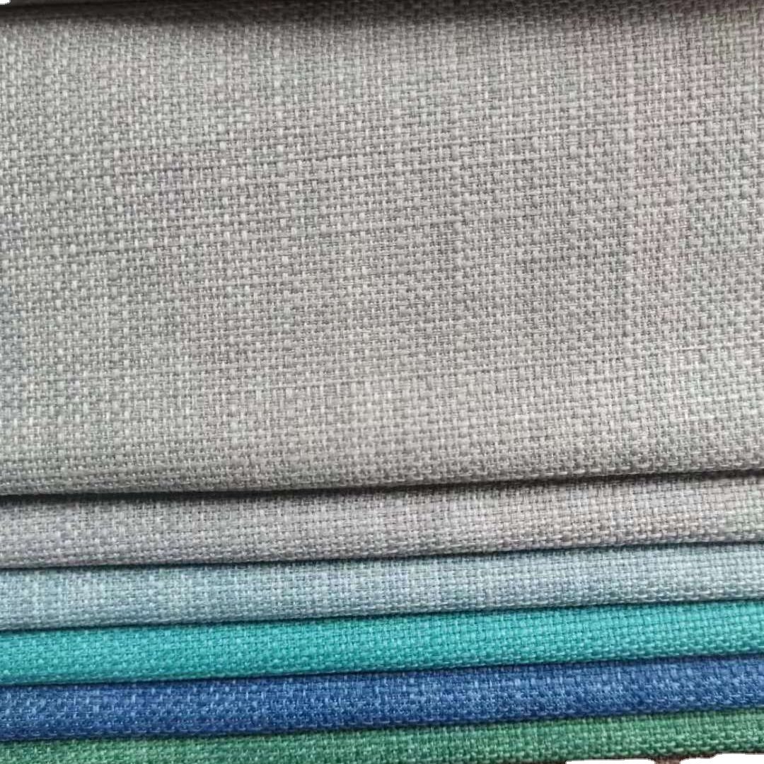 Linen slub style sofa cover fabric wholesale
